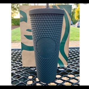 Starbucks Venti Matte Black Studded Tumbler